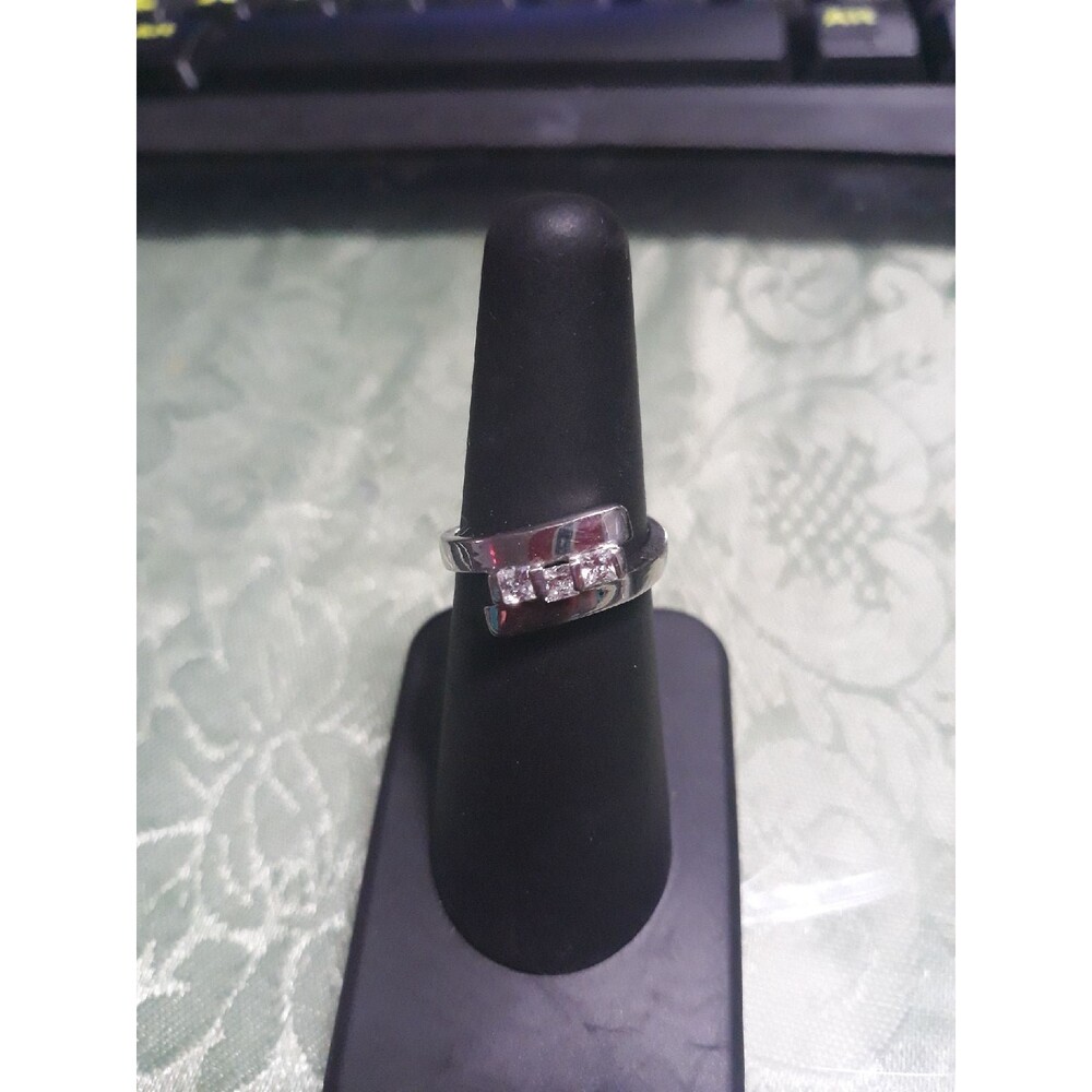 Sterling silver cz Ring sz 6